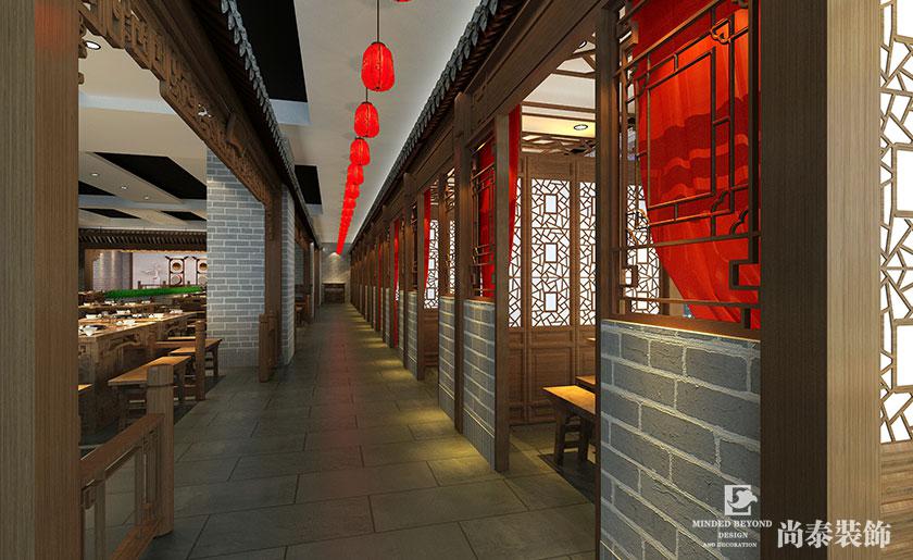 550㎡火鍋店裝修設計效果圖 | 味蜀吾