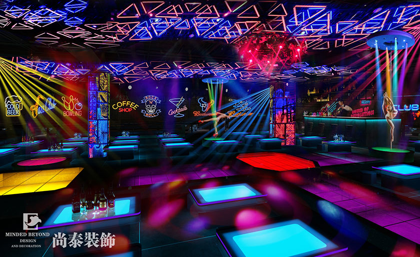 400㎡工業(yè)風酒吧裝修效果圖 | 雙子星酒吧
