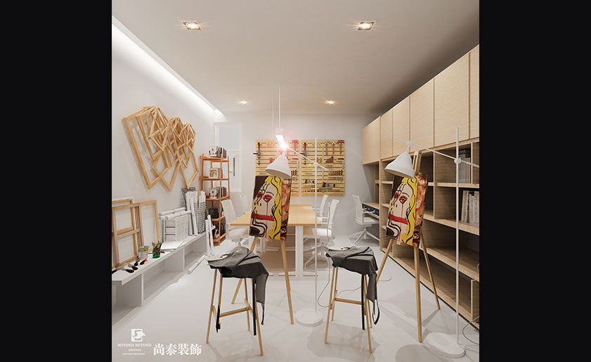 130㎡兒童美術(shù)培訓(xùn)學(xué)校設(shè)計(jì) | 一期一繪