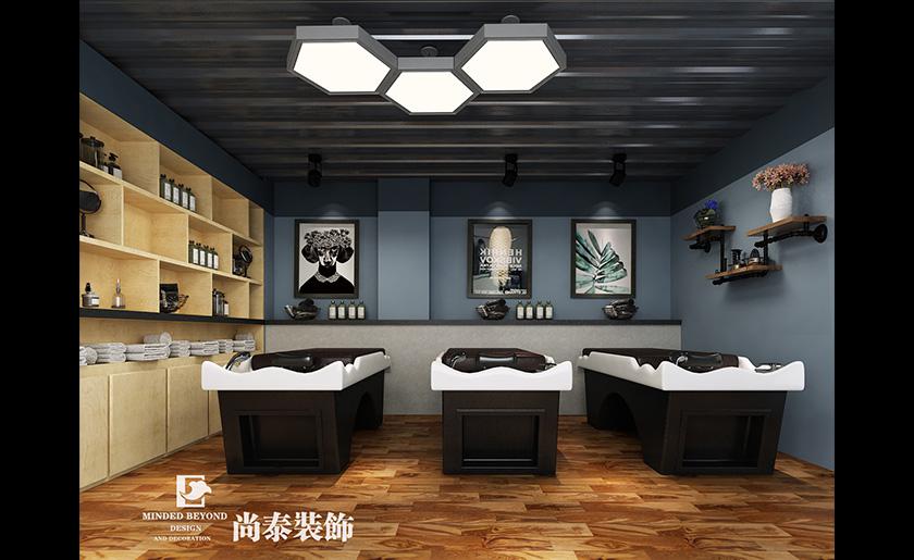  260平米工業風美容美發店設計 | 梵尼亞護膚造型