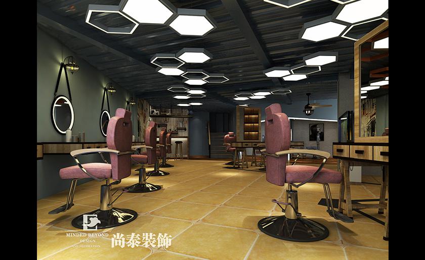  260平米工業風美容美發店設計 | 梵尼亞護膚造型