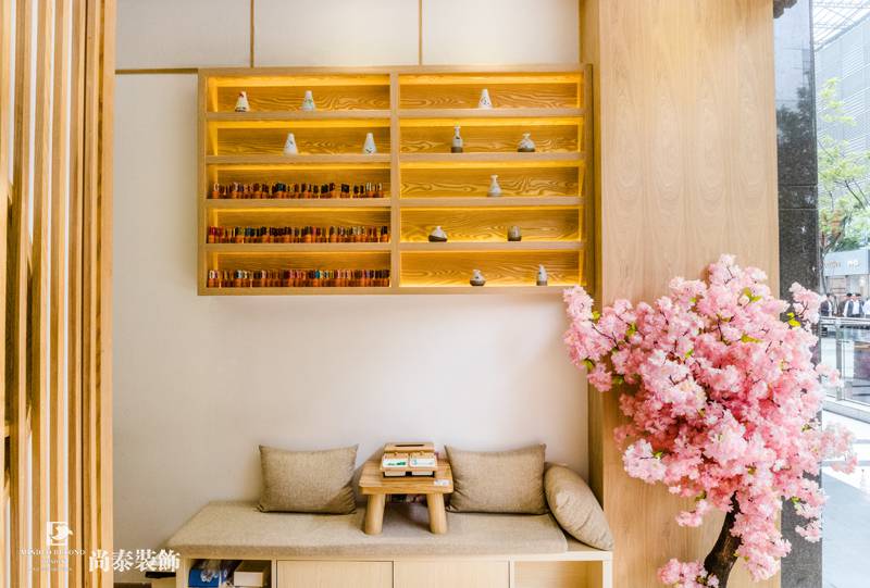 物料展示區(qū)裝修實景圖