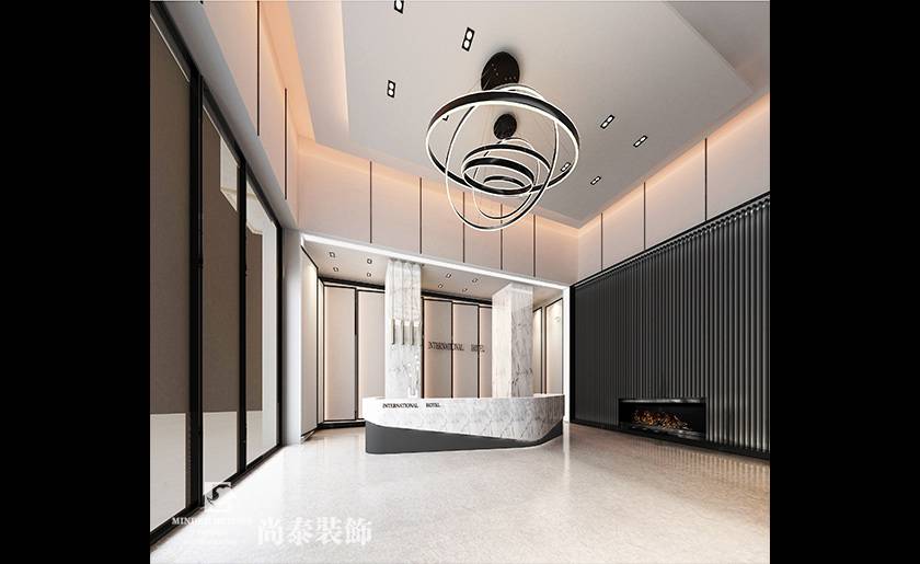 現代風格酒店裝修效果圖