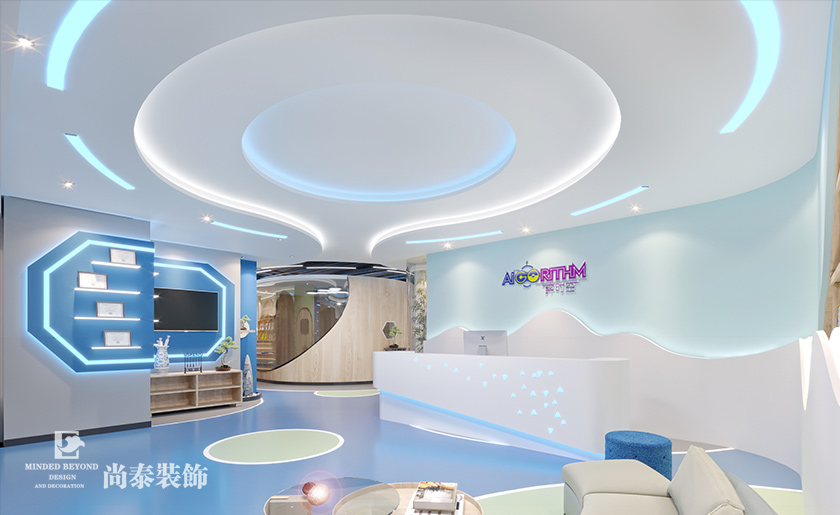 300㎡圍棋培訓機構裝修設計 | 弈時空