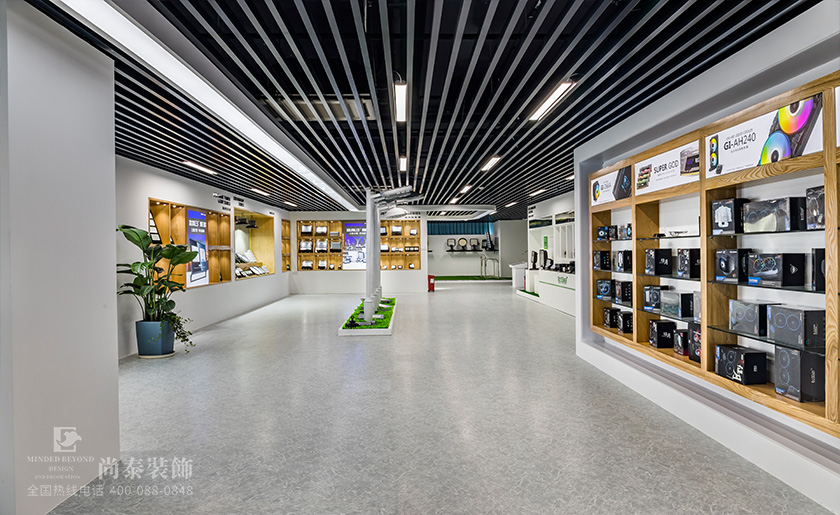 國家級高新技術企業展廳裝修實景圖 | 超頻