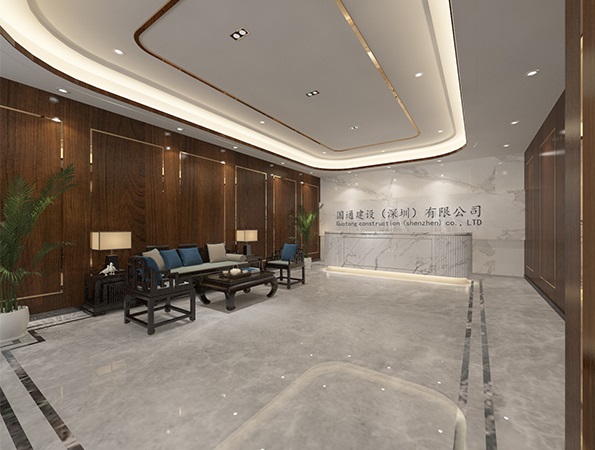 1585㎡工程建設(shè)公司辦公室裝修設(shè)計(jì) | 國通建設(shè)