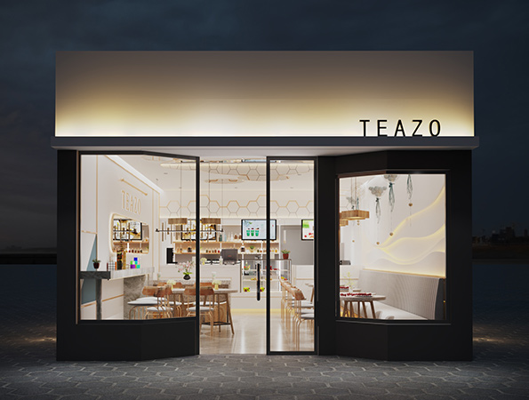 70㎡現(xiàn)代簡(jiǎn)約奶茶店設(shè)計(jì) | Teazo