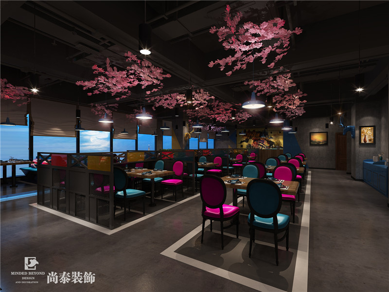 餐飲店裝修燈光設(shè)計效果圖