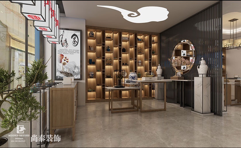 70平米新中式文創展廳裝修設計 | 旭升文創館