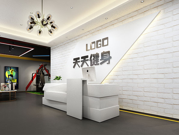 loft工業風健身房裝修效果圖-天天健身