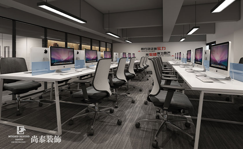 500㎡教育培訓機構裝修效果圖-牛劍教育
