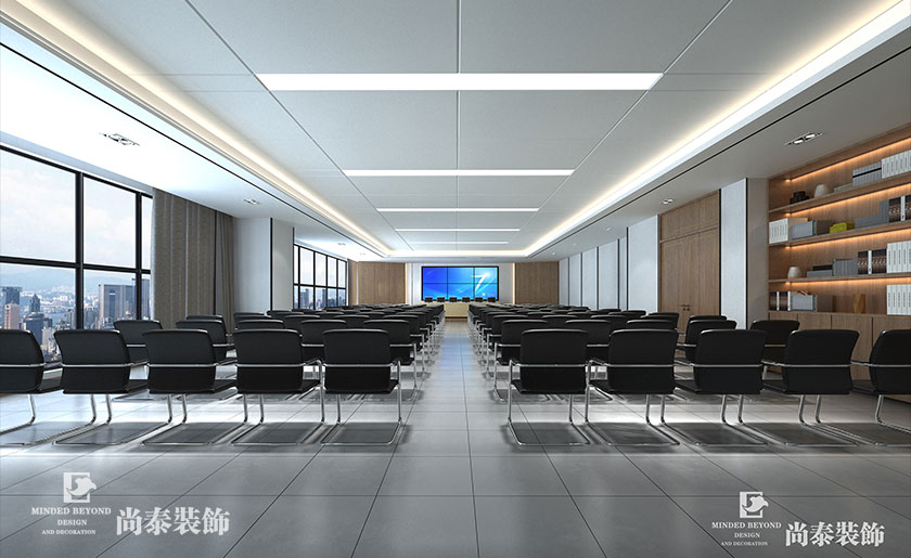 1900㎡高科技公司辦公展廳裝修設計 | 九洲電器集團