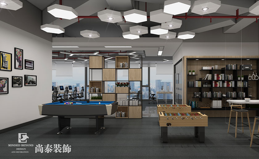 600㎡區塊鏈科技公司辦公室裝修設計 | 天杭科技
