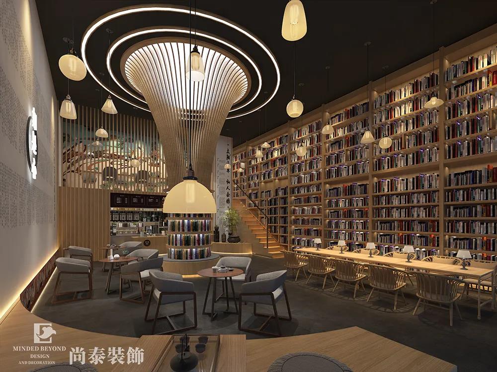 茶飲店室內裝修效果圖