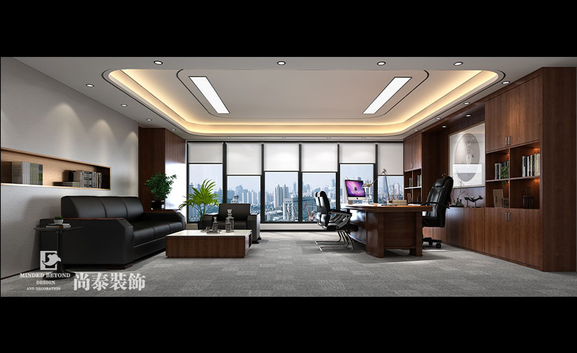 600㎡電子科技公司辦公室裝修設計 | 億思騰達