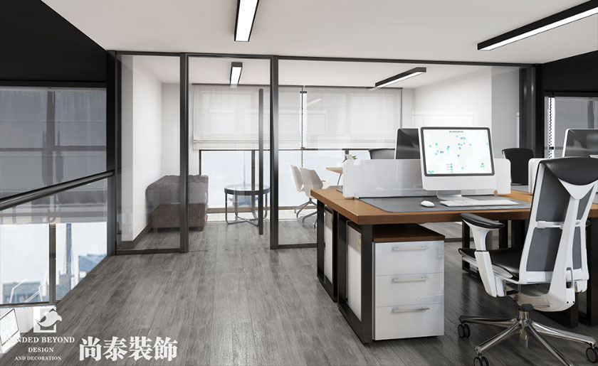 1600㎡表業公司辦公室裝修設計效果圖 | 百迪表業