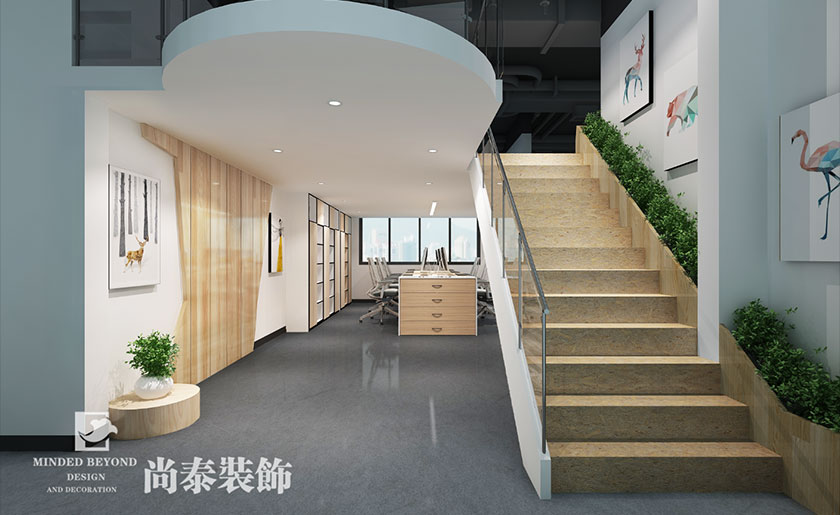 1600㎡表業公司辦公室裝修設計效果圖 | 百迪表業