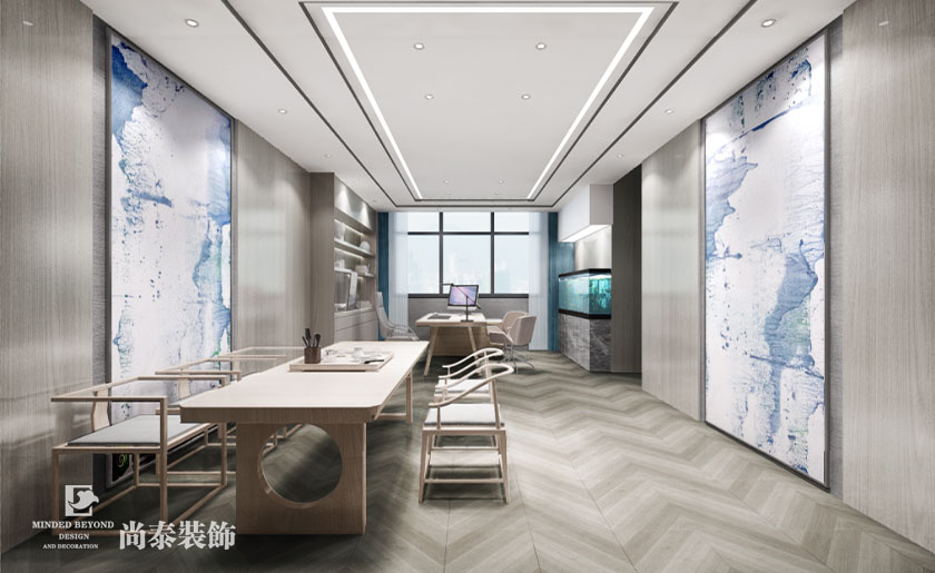 1600㎡表業公司辦公室裝修設計效果圖 | 百迪表業