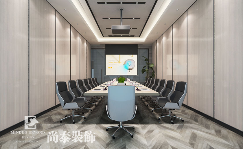 1600㎡表業公司辦公室裝修設計效果圖 | 百迪表業