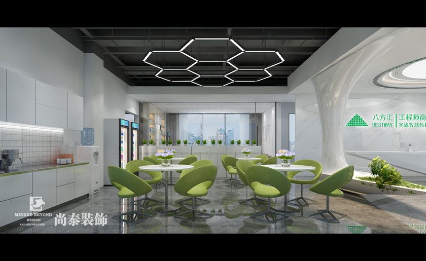 200㎡編程培訓機構裝修設計 | 八方匯工程商學院