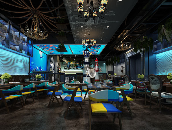 200平米海洋風(fēng)格冰淇淋店設(shè)計 | Aus Gusto