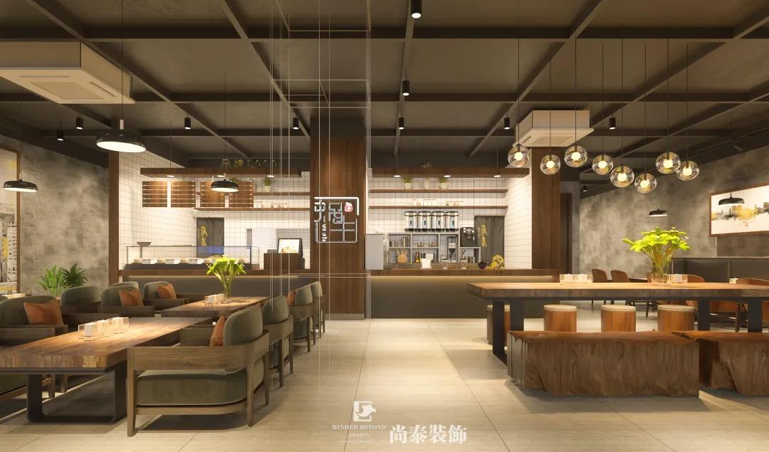 200㎡早餐店工作區裝修效果圖