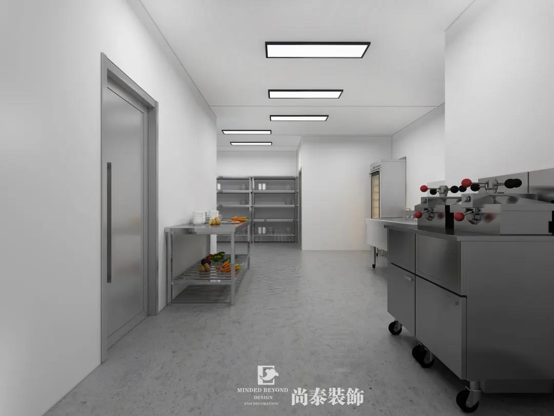 200㎡早餐店生產區裝修效果圖