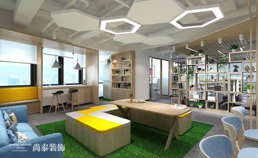 中小型企業(yè)辦公室裝修效果圖