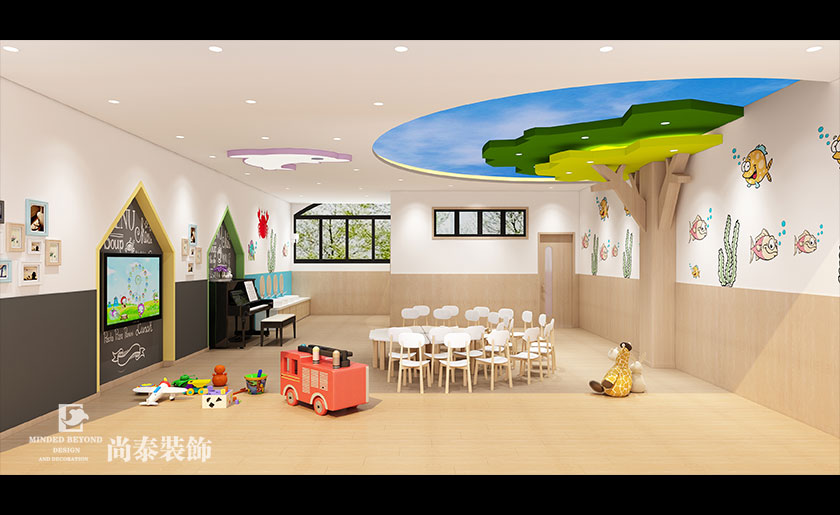 幼兒園設(shè)計(jì)2400平米高端國際幼兒園 | 蒙禾幼兒園