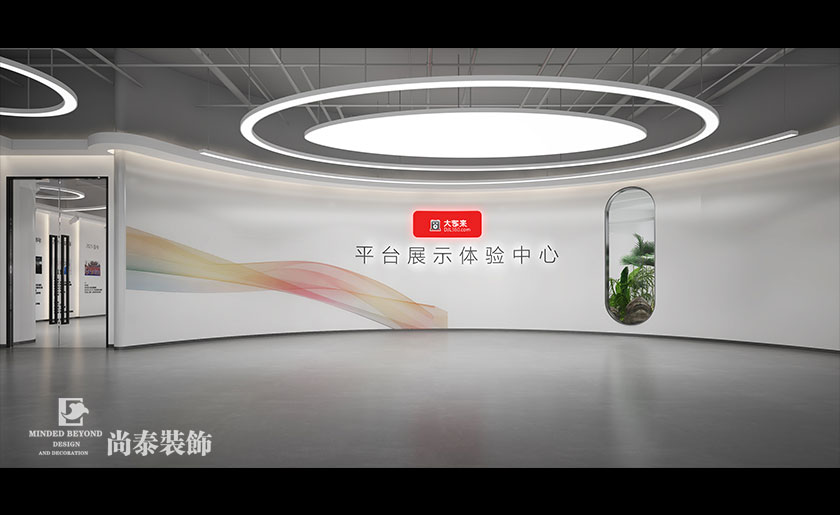 深圳科技公司800平展廳設計效果圖