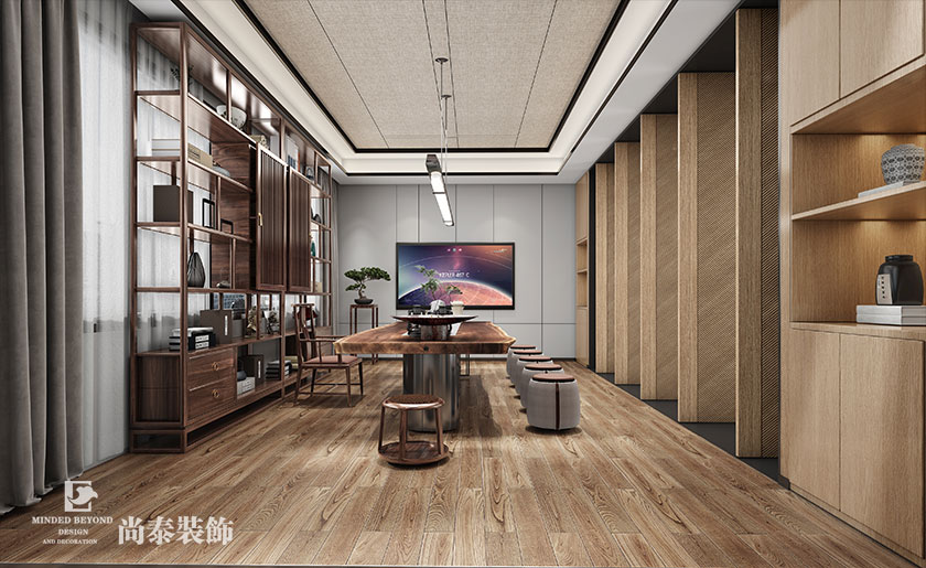 1600平米上市公司華南辦公室裝修設(shè)計 | 道明光學