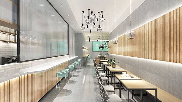 深圳裝修設計案例:現在都流行這種早餐店裝潢設計嗎?