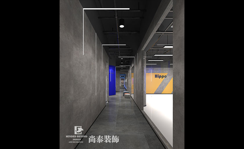 深圳龍崗500平米工業風舞蹈室舞蹈培訓機構裝修設計效果圖