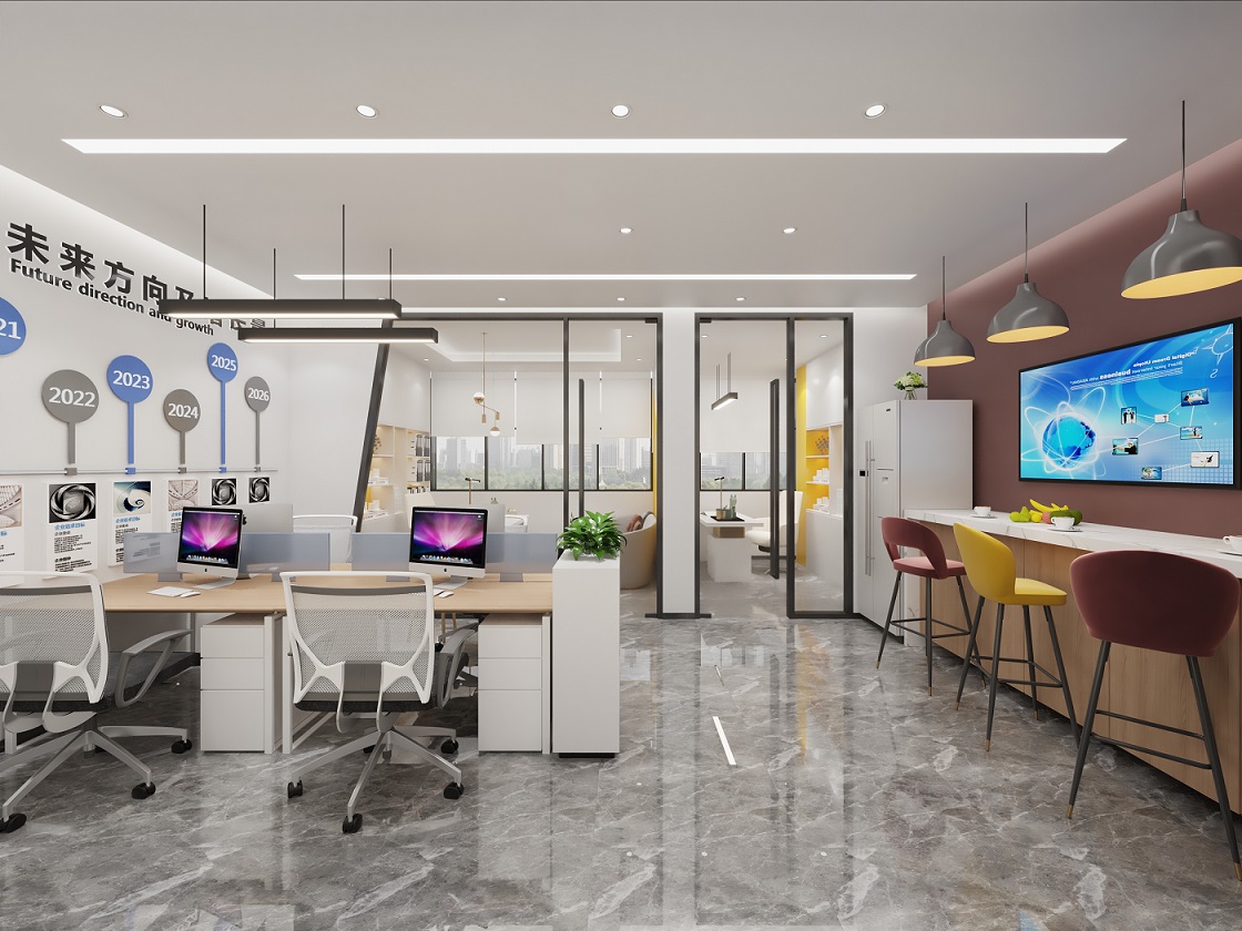 辦公空間裝修需要展現(xiàn)企業(yè)風采