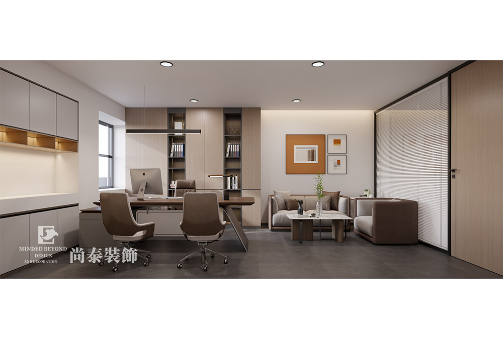 寫字樓裝修：360平米深圳影音科技公司辦公室改造裝修設(shè)計