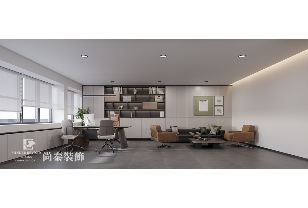 寫字樓裝修：360平米深圳影音科技公司辦公室改造裝修設(shè)計