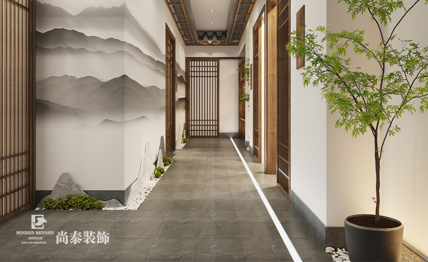 足浴店水果店設計：300平米東莞足浴店采耳店和水果店店面裝修