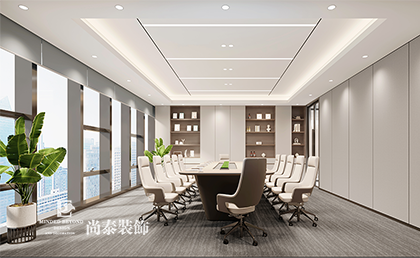 深圳南山區科技公司辦公室裝修設計效果圖案例