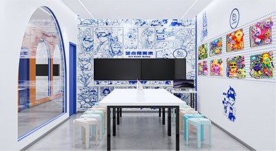 深圳寶安區(qū)教育培訓(xùn)公司辦公室裝修設(shè)計效果