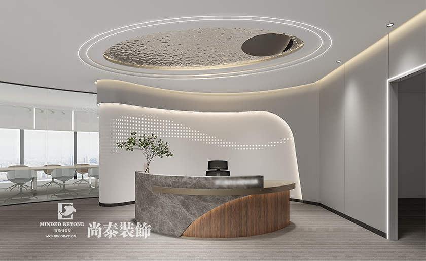 深圳龍崗區網絡公司辦公室裝修效果案例