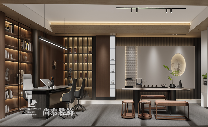 深圳龍崗區網絡公司辦公室裝修效果案例