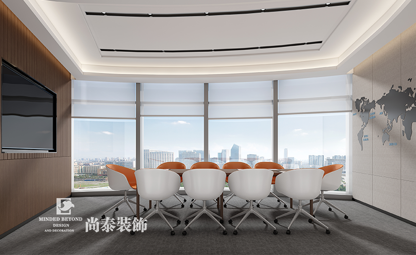 深圳龍崗區網絡公司辦公室裝修效果案例